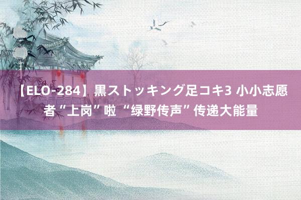 【ELO-284】黒ストッキング足コキ3 小小志愿者“上岗”啦 “绿野传声”传递大能量