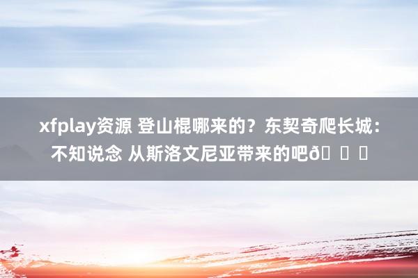 xfplay资源 登山棍哪来的？东契奇爬长城：不知说念 从斯洛文尼亚带来的吧😂