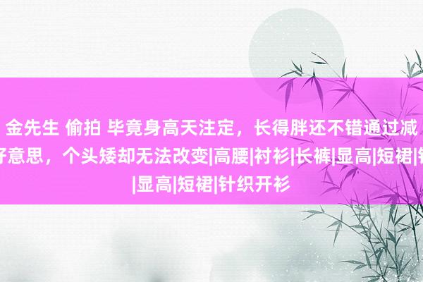 金先生 偷拍 毕竟身高天注定，长得胖还不错通过减肥来变好意思，个头矮却无法改变|高腰|衬衫|长裤|显高|短裙|针织开衫